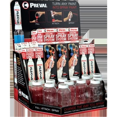 Preval 251 Sprayer Counter Display 80139952517